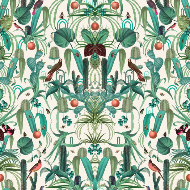 Kuvatapetti Rebel Walls Cuba Jungle, non-woven, mittatilaus