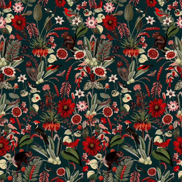 Kuvatapetti Rebel Walls Eden Nightfall, non-woven, mittatilaus