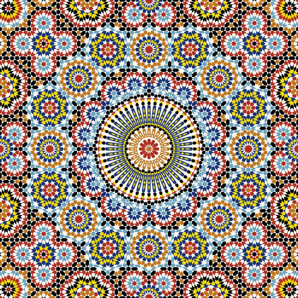 Kuvatapetti Rebel Walls Geometric Pattern, non-woven, mittatilaus