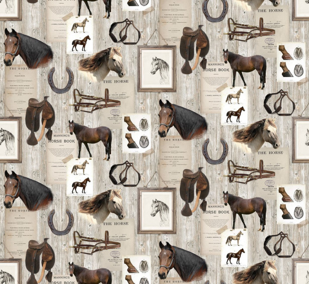 Kuvatapetti Rebel Walls Horse Mania, non-woven, mittatilaus