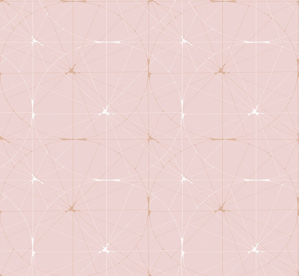 Kuvatapetti Rebel Walls Perfect Fit Powder Pink, non-woven, mittatilaus