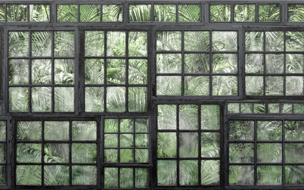 Kuvatapetti Rebel Walls Perspective Jardin Noir, non-woven, mittatilaus