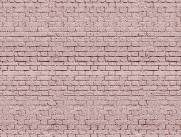 Kuvatapetti Rebel Walls Soft Bricks, Pink, non-woven, mittatilaus