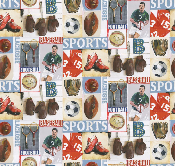 Kuvatapetti Rebel Walls Sports Junkie, non-woven, mittatilaus