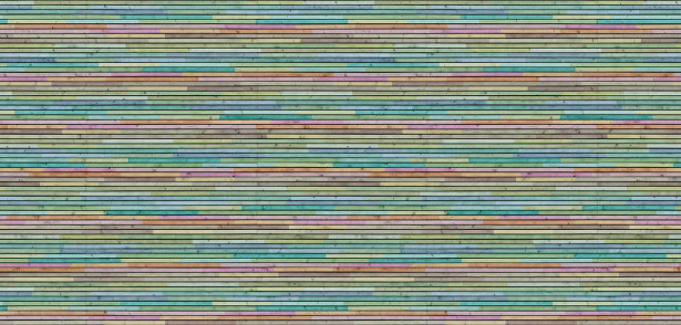 Kuvatapetti Rebel Walls Wooden Slats Colourful, non-woven, mittatilaus