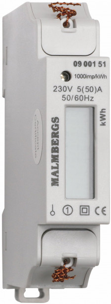KWH-Mittari Malmbergs 1-vaiheinen 230V 50A