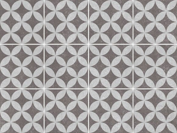 Lattialaatta Laattapiste LPC Swing matta tasapintainen Taupe Decor 10x10cm
