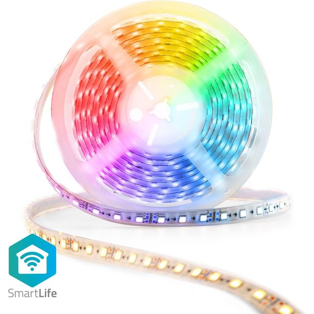 LED-valonauha Nedis Wi-Fi Smart RGB, 5m