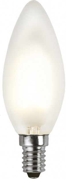 LED-kynttilälamppu Star Trading 350-11-1, Ø35x98mm, E14, huurrettu, 1.5W, 2700K, 150lm