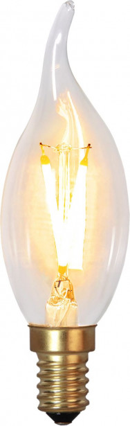 LED-kynttilälamppu Star Trading Soft Glow 353-08-1, Ø35x115mm, E14, kirkas, 0.5W, 2100K, 30lm