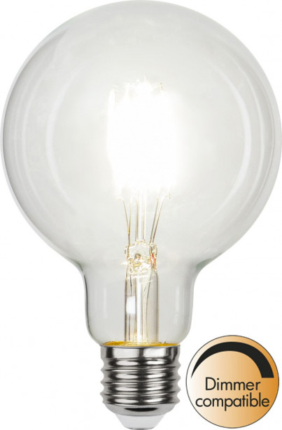 LED-lamppu Star Trading 352-46-3, Ø95x142mm, E27, kirkas, 4.2W, 4000K, 470lm