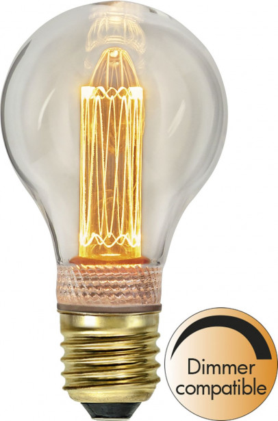 LED-lamppu Star Trading New Generation Classic 349-41-1, Ø60x110mm, E27, kirkas, 2.3W, 1800K, 70lm