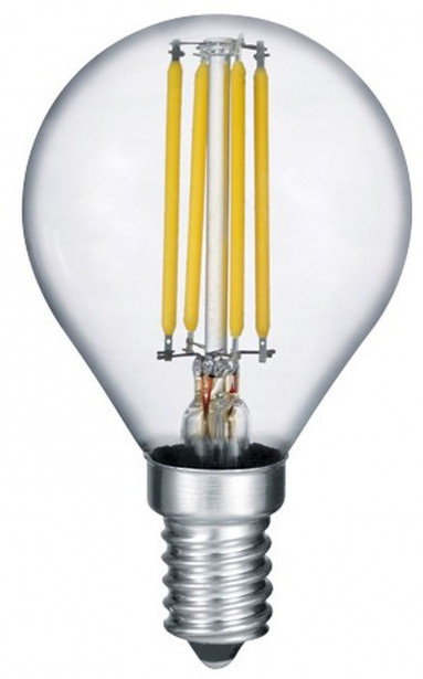 LED-lamppu Trio E14, filament, vakiokupu, 4W, 470lm, 3000K