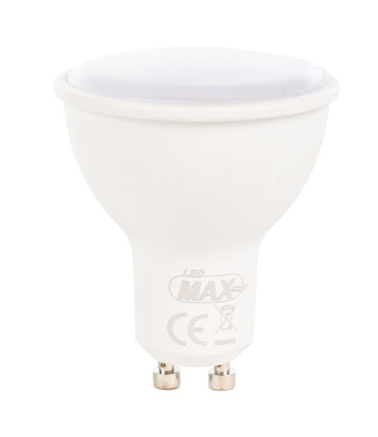 LED-lamppu Ledmax, 6W, GU10, 4000K, 400lm, 2kpl/pkt
