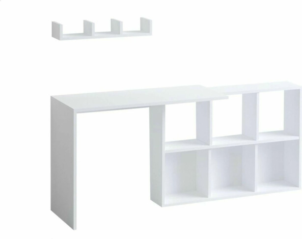 Työpöytä Linento Furniture Jack valkoinen/tammi