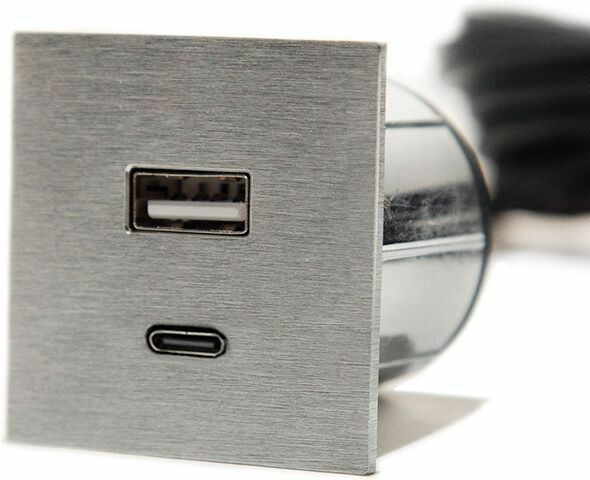 USB-pistorasia Limente PICK-2, neliö
