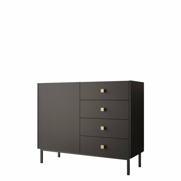 Lipasto 1D4SZ NUTERO, musta (5394)