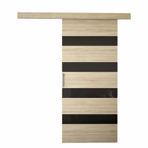 Liukuovi RUBI V + itsesulkeutuva mekanismi, beige/musta (6932)