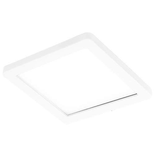 LED-kattovalaisin Limente DSC, 216x216mm, IP20, 18W, valkoinen/musta