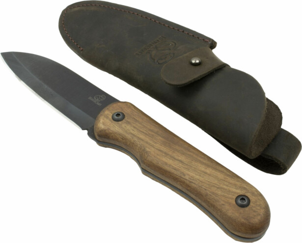 Eräpuukko Beavercraft 210mm, hiiliteräs, pähkinäpuu