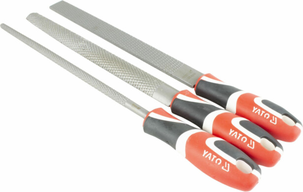 Puuraspisarja Yato 250mm, 3 osaa, komponenttikahvoilla