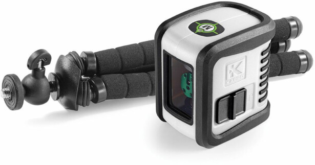 Ristilaser Kapro Bambino 842G, vihreä, 1P+1V + taipuva kolmijalka