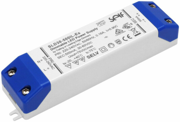 LED-muuntaja Malmbergs 500MA DIM 30W