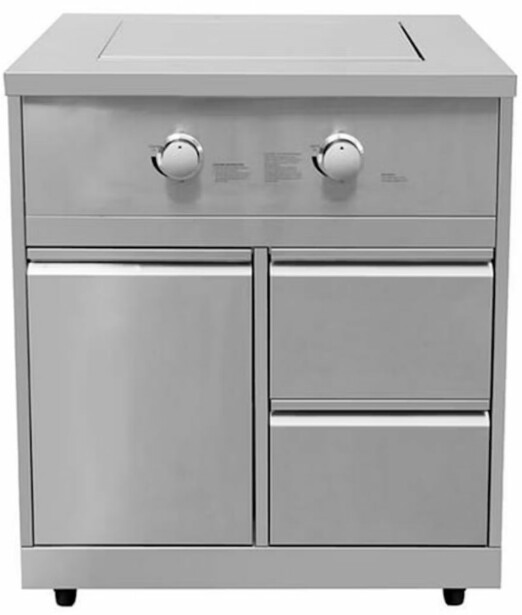 Kesäkeittiön sivukeitinmoduuli Myoutdoorkitchen Inox Range