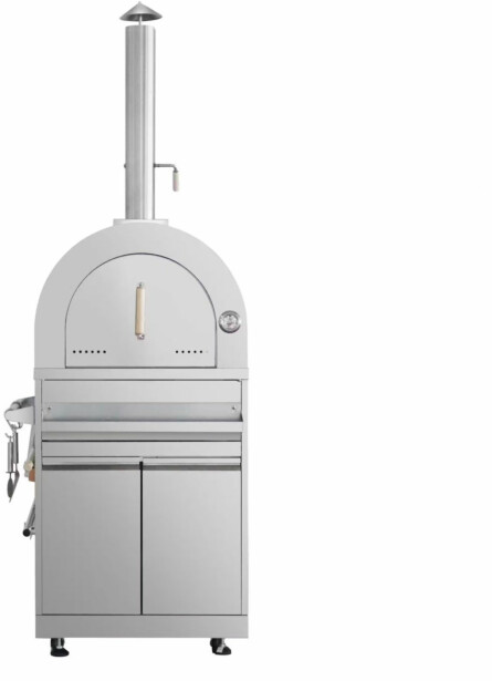 Pizzauuni Myoutdoorkitchen Inox Range, puulämmitteinen, rst