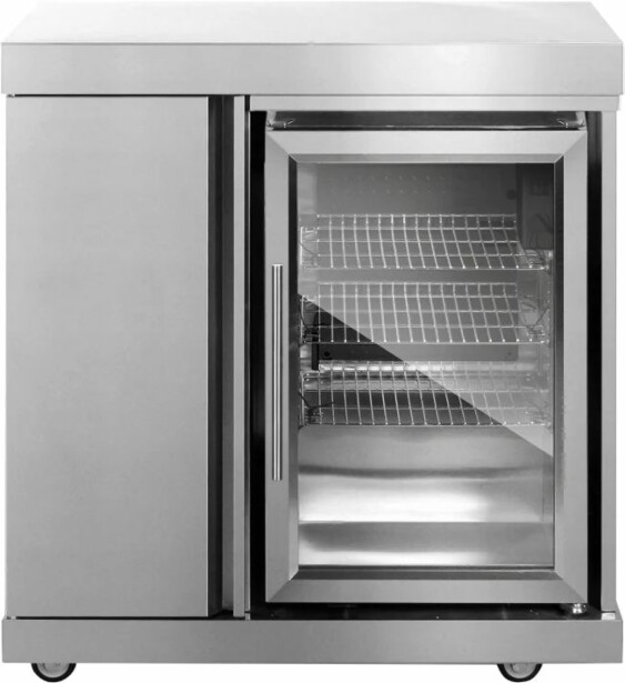 Kesäkeittiön moduuli jääkaapilla ja säilytyskaapilla Myoutdoorkitchen Classic Line Stainless, rst