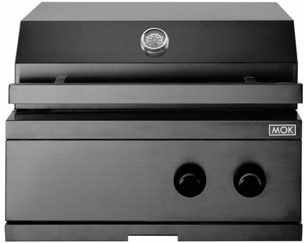 Kesäkeittiön kaasugrillimoduuli Myoutdoorkitchen Nordic Line Black, 2 poltinta, musta