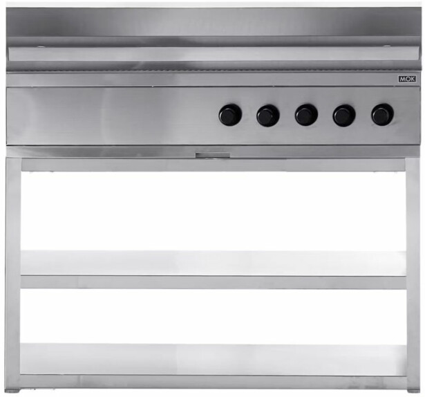 Kesäkeittiön kaasugrillimoduuli Myoutdoorkitchen Nordic Line, 5 poltinta, 120cm, ruostumaton teräs