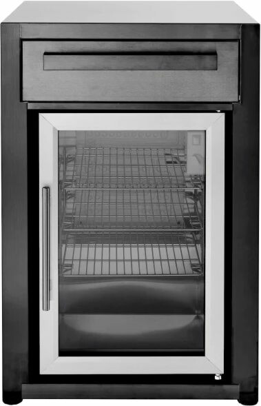 Kesäkeittiön jääkaappimoduuli Myoutdoorkitchen Nordic Line Black, musta
