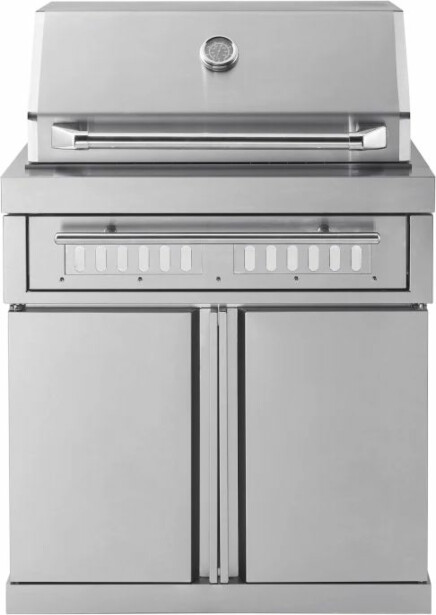 Vapaasti seisova hiiligrilli Myoutdoorkitchen Classic Line Stainless, ruostumaton teräs