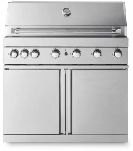 Vapaasti seisova kaasugrilli Myoutdoorkitchen Classic Line Stainless, 6 poltinta ja infrapunalämpö, rst