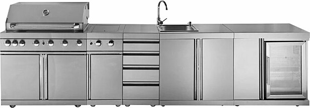 Kesäkeittiö Myoutdoorkitchen Oregon, ruostumaton teräs