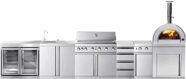 Kesäkeittiö Myoutdoorkitchen Kansas, ruostumaton teräs