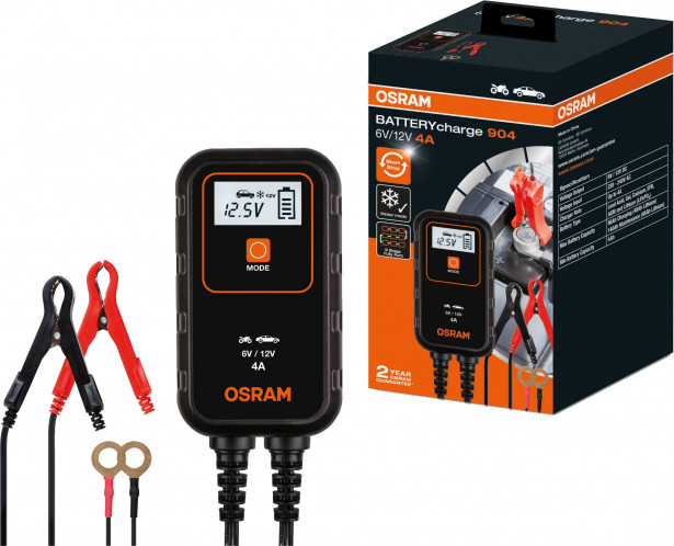 Akkulaturi Osram BatteryCharge 904