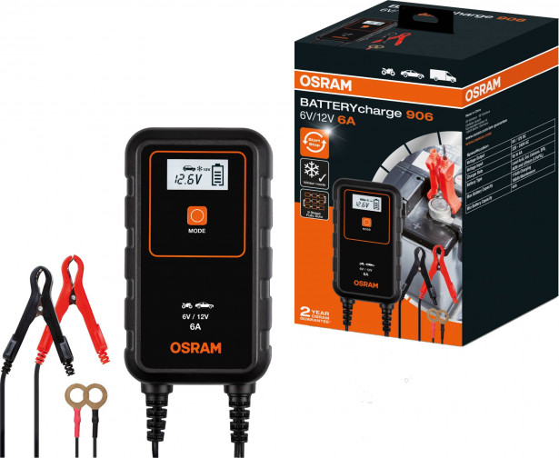 Akkulaturi Osram BatteryCharge 906