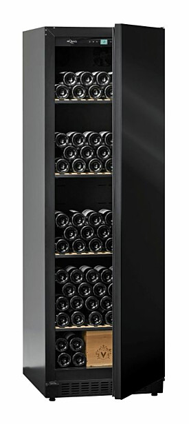 Viinikaappi mQuvée Velvet 170 Solid - VCS240SB, musta