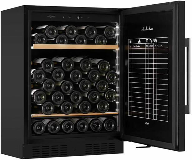 Viinikaappi mQuvée WineStore 82 Anthracite Black - WSTO82B, musta