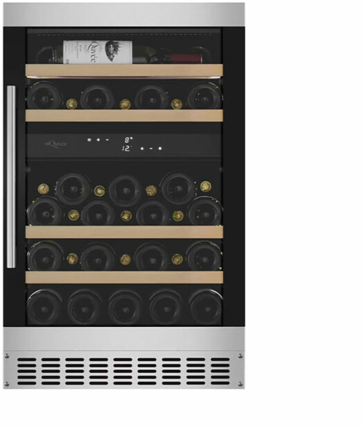 Viinikaappi mQuvée WineCave 700 50D Modern - WCD50M, integroitava, rst/musta