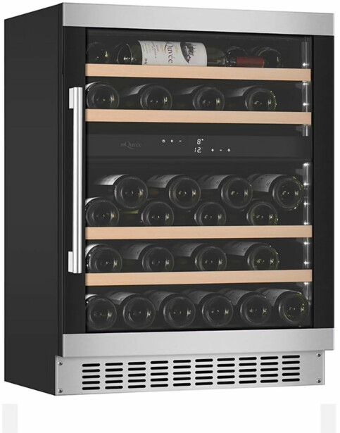 Viinikaappi mQuvée WineCave 60D Modern - WCD60M-700, integroitava, rst/musta
