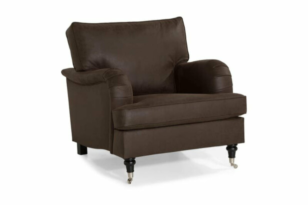 Nojatuoli Bloomington Howard Classic Keinonahka vintage ruskea