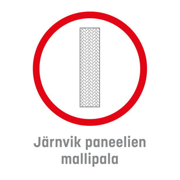Järnvik Decoration -paneelin mallipala