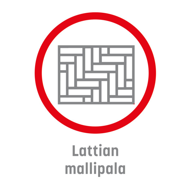 Lattialaudan mallipala Kartano Color