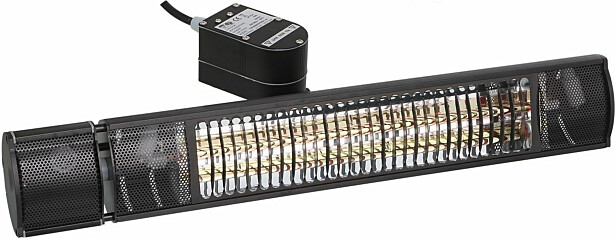 Terassilämmitin HEAT1 ECO Plus-line, 2000W, oskilloiva, musta