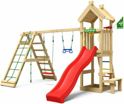 Leikkitorni Jungle Gym Totem, 2-Climb Module 200, liukumäki