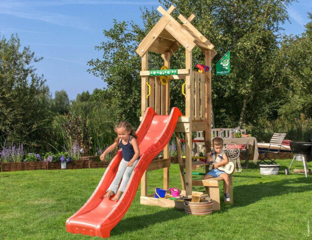 Leikkitorni Jungle Gym Totem, liukumäki