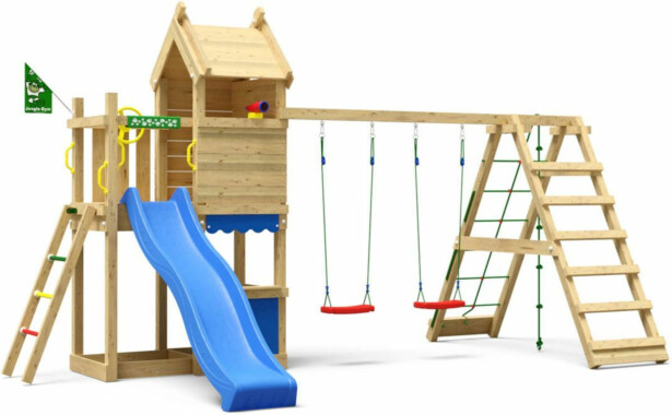 Leikkitorni Jungle Gym Resort, 2-Climb Module 200, liukumäki